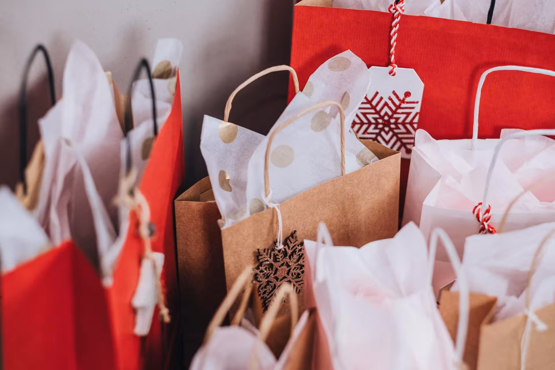 Christmas Presents in bags