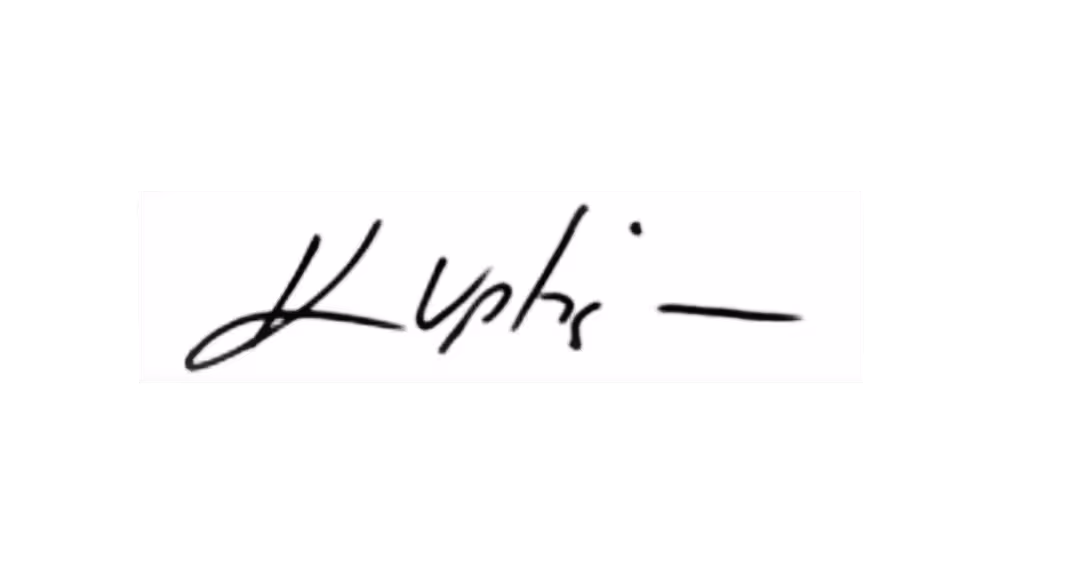 Kris Uptigrove's Signature