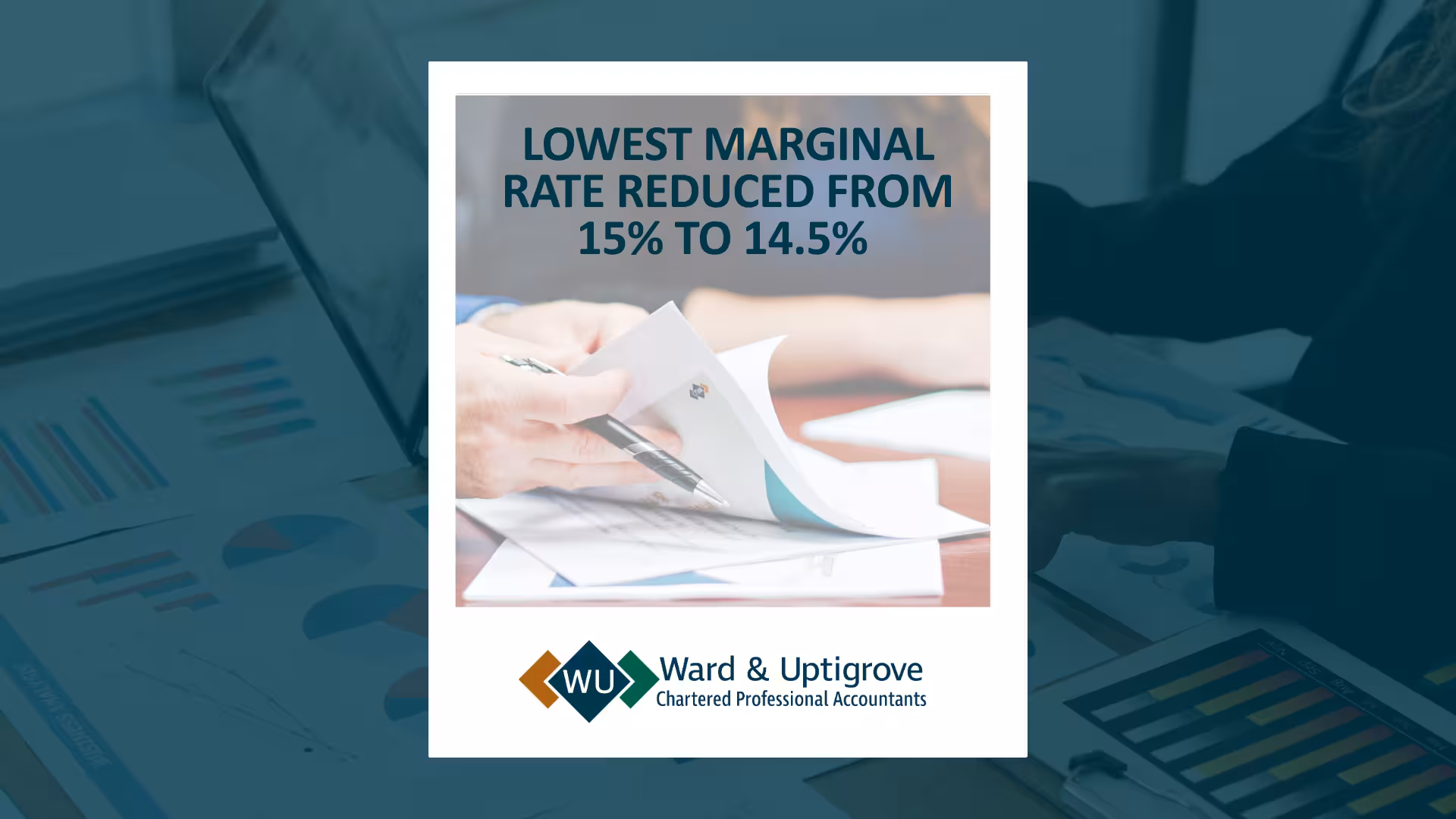 Lowest Marginal Rate Reduced from 15% to 14.5%